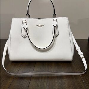 Kate Spade White Satchel Bag